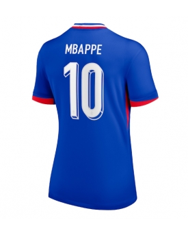 Francia Kylian Mbappe #10 Maglia Gara Casa Repliche Europei 2024 Donna